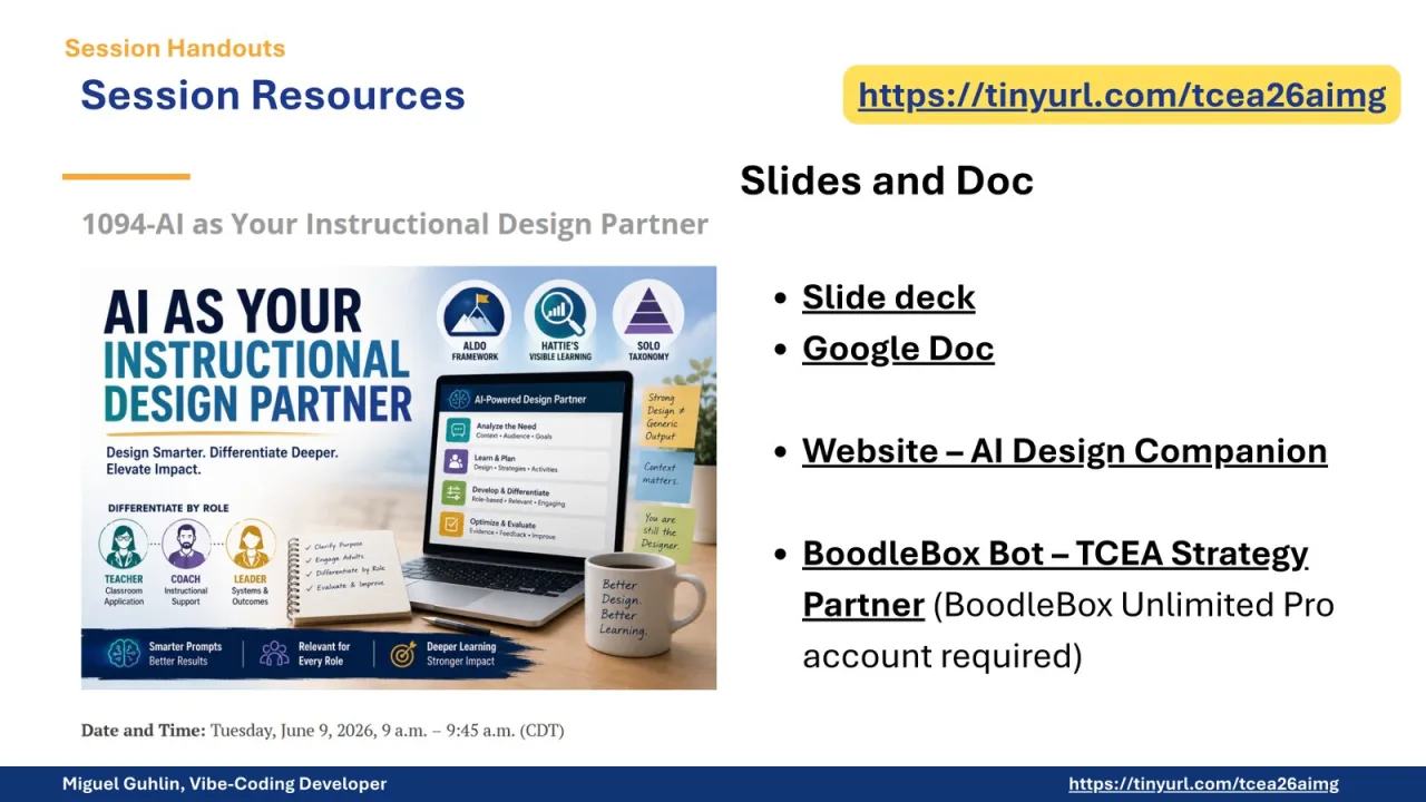 Slide 4: Session Resources