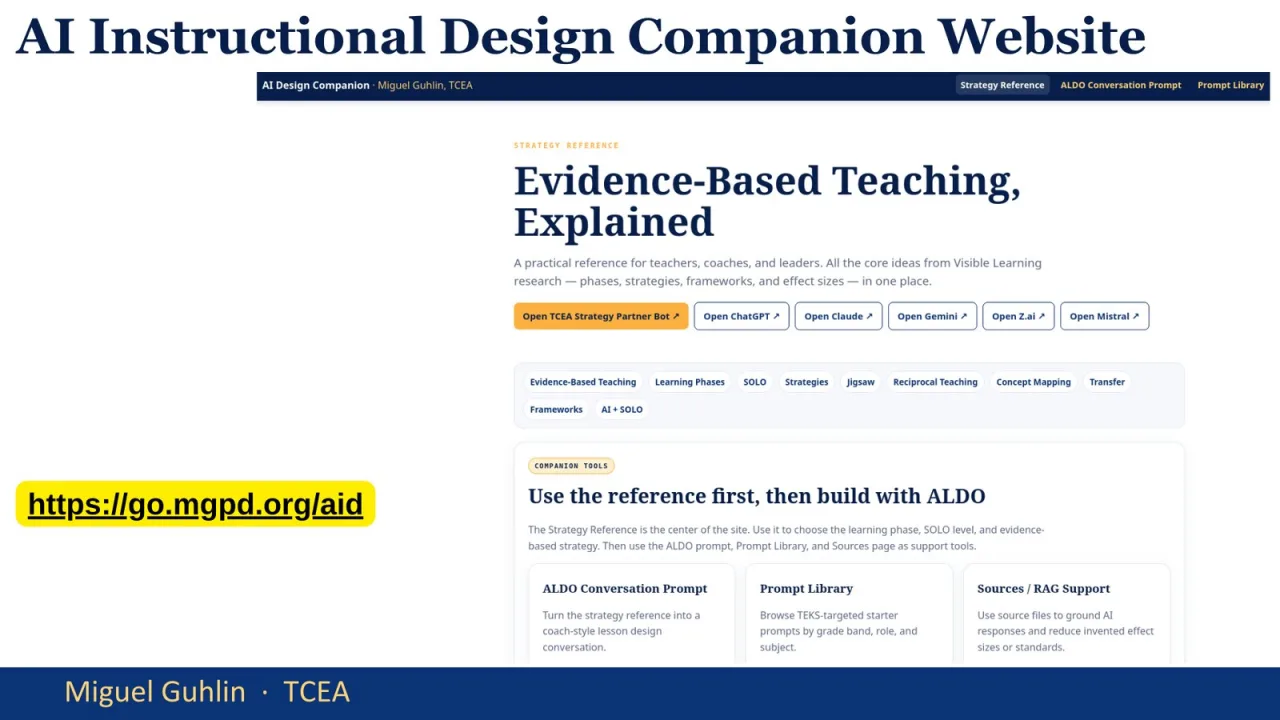 Slide 19: Companion Website: Evidence-Based Teaching