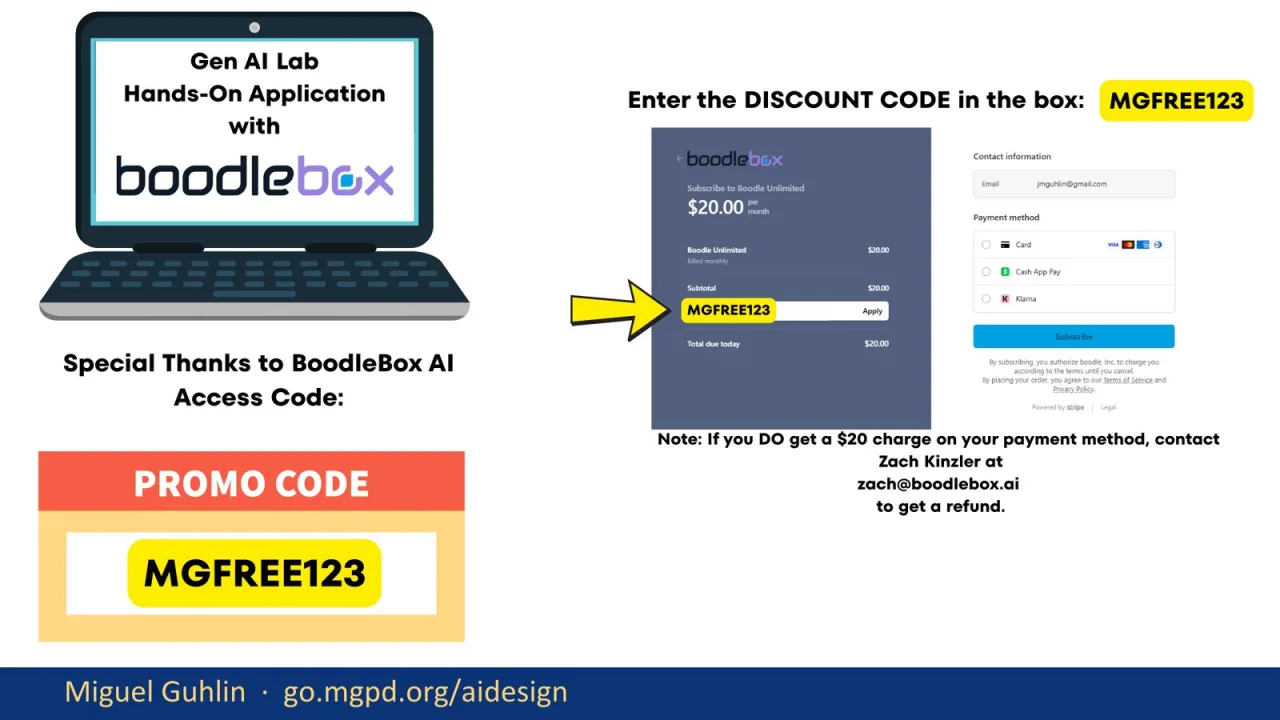 Slide 28: Entering the Discount Code