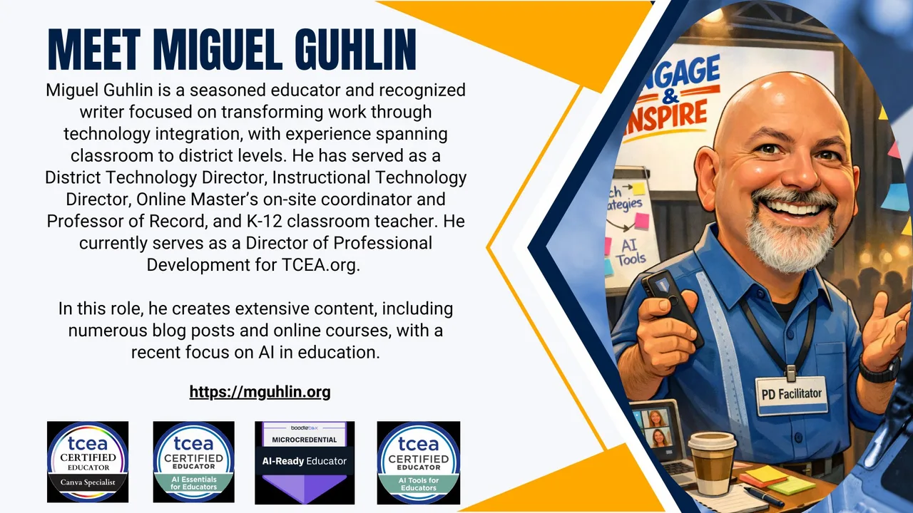 Meet Miguel Guhlin, Director of Professional Development for TCEA