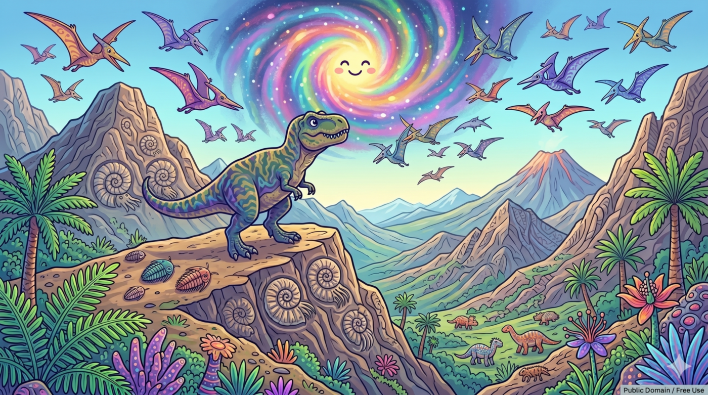 Included ScratchArt background with soft rainbow gradients