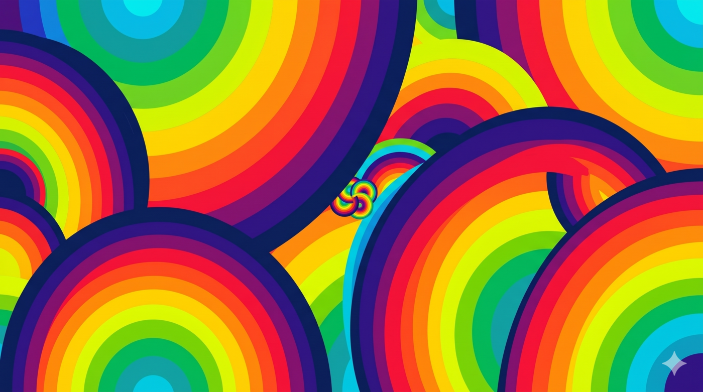 Included ScratchArt background with bright painted color streaks