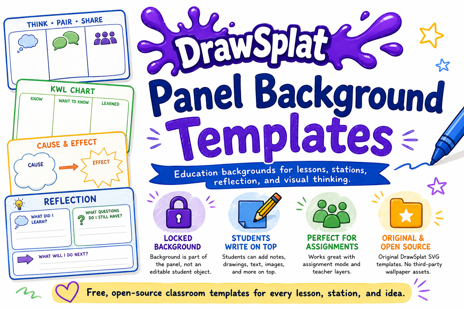 Panel background templates preview