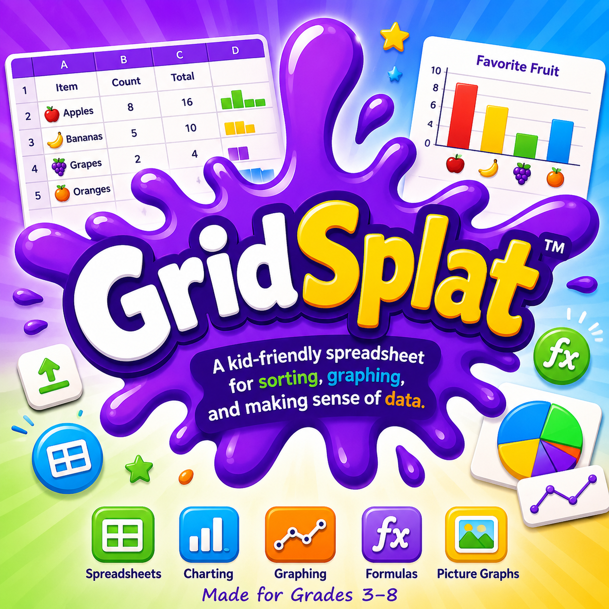 GridSplat&trade; splash artwork